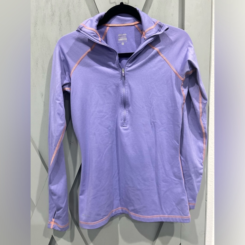 Nike Pro M Hyperwarm Pullover Jacket Purple 1/2
Zip Long Sleeve Purple